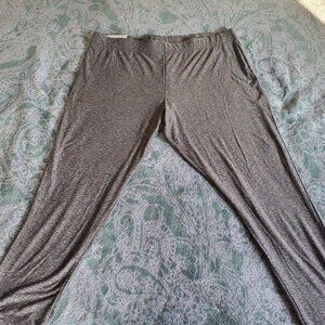 Serra Size XL Women's Leggings Gray Stretch Elastic Waistband Casual Lounge ALDI
